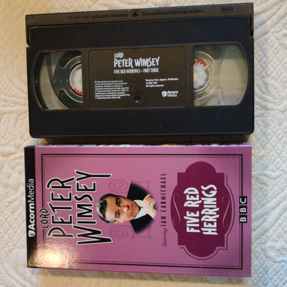 Lord Peter Wimsey Five Red Herrings 4 VHS BBC Drama Mystery 1974 Series - Picture 7 of 10